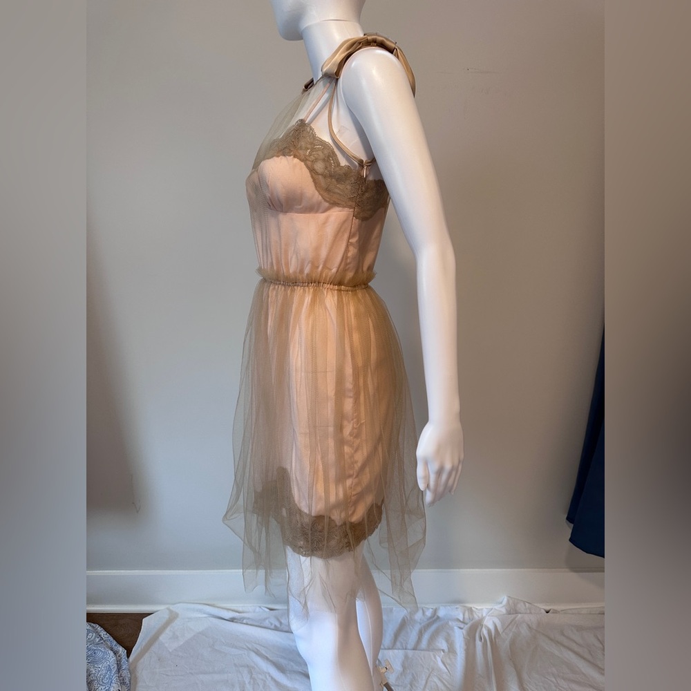 Rodarte fairycore coquette lacey tulle mini dress - Picture 9 of 10